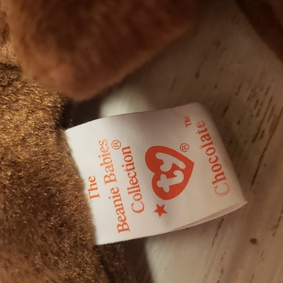 Ty Beanie Baby Chocolate the Moose 1993 NWT Tag Errors Vintage Collectible - Picture 3 of 5